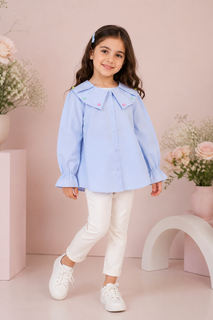 شومیز دخترونه کتان نازک